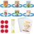 Sumind Headband Game Fun Heads Up Guessing Game Quick Question Cards Set Includes Headbands, Picture Cards, Scoring Coins, Sand Clock(Career Style)