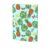 Summer Blue Sky Floral Butterfly Pineapples Tropical Leaves Book Sleeve