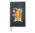 Summer Gnome For Bee Keeper Daisy Flower And Honey Bee Gnome Hardcover Journal, Black