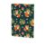 Summer Leaves Flowers Floral Foxes Leather A5 Notebook Cover
