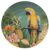 Summer Parrot Pineapple Bird Round Wooden Jigsaw Puzzles for Adults