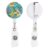 Summer Style Hawaiian Sturdy Badge Reel, ID Badge Holder Clip