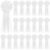 Suncalla 20 Pieces Blank Award Ribbon 11″ x 4″ Prize 1st 2nd 3rd Place Rosette Medal Winner Victory Recognition Participation Ribbon for Competition Sport Event Contest (White)