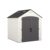 Suncast Ridgeland All-Weather Outdoor 7′ x 7′ Storage Shed with 327 cu. ft. Capacity, 2 Lockable Double Doors, Windows, Skylights, and Reinforced Resin Floor, Made in the USA