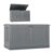 Suncast XL Deck Box, 200 Gal, All Weather, Pad-Lockable Lid, Dove Gray