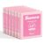 SUNEE 1.5 Inch Binders 3 Ring 6 Pack, Clear View Three Ring 1 1/2 Inch Binders PVC-Free (Fit 8.5×11 Inches) for School or Office Supplies, Pink