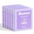 SUNEE 1 Inch Binders 3 Ring 6 Pack, Clear View Three Ring Binder PVC-Free (Fit 8.5×11 Inches) for School or Office Supplies, Purple