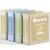 SUNEE 3 Ring Binder 3 Inch 4 Pack, Clear View Binder Three Ring PVC-Free (Fit 8.5×11 Inches) for School or Office Supplies, Neutral Aesthetic