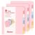 SUNEE 8 Tab Binder Dividers,Plastic Dividers for 3 Ring Binder,3 Ring Binder Dividers with Tabs for School Office Home Supplies,Pastel Color, 3 Set