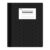 SUNEE Composition Notebook, Wide Ruled Paper, Home School Supplies for College Students & K-12, 9-3/4″ x 7-1/2″, 80 Sheets/160 Pages, Black
