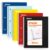 SUNEE Spiral Notebooks, 1-Subject, 5 Pack, College Ruled Paper, 8″ x 10-1/2″, 70 Sheets per Notebook, 3-Hole Punched Paper, Spiral Lined Notebooks for School, Work, Classic Colors