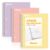 SUNEE Spiral Notebooks, 3 Pack, 1-Subject, College Ruled Paper, 8″ x 10-1/2″, 70 Sheets per Notebook, Pastel Colors Spiral Notebooks for School