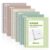 SUNEE Spiral Notebooks, 6 Pack, 1-Subject, College Ruled Paper, 8″ x 10-1/2″, 70 Sheets per Notebook, Assorted Aesthetic Colors Spiral Notebooks for School