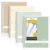 SUNEE Spiral Notebooks College Ruled, 1-Subject, 4 Pack, 8 x 10-1/2 inch, 70 Sheets per Notebook, 3-Hole Punched Paper, Green, Grey, Beige, Red for Work, Home & School, Writing Journal