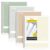 SUNEE Spiral Notebooks Wide Ruled, 1-Subject, 4 Pack, 8 x 10-1/2 inch, 70 Sheets, 3-Hole Punched 70gsm Paper, Green, Grey, Beige, Red for Work, Home & School, Writing Journal