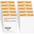 SUNEE Sticky Easel Pads, 25×30 Inches, 30 Sheets/Pad, 10 Pack – Self Stick Flip Chart Paper for Whiteboards, Premium Large White Chart Paper