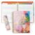 SUNEE Teacher Planner 2026-2027 Academic Year, 7 Periods Lesson Plan Book Jul 2026 – Jun 2027, 8.5″x11″ Weekly Vertical Layout Monthly Organizers with Calendars, Bookmark, Waterproof Cover,Pink Marble