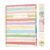 SUNEE Teacher Planner 2026-2027 Academic Year, 7 Periods Lesson Plan Book Jul 2026 – Jun 2027, 8.5″x11″Daily Weekly Monthly Organizers Horizontal Layout with Calendars, Bookmark, Tabs, Rainbow Stripes