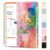 SUNEE Teacher Planner 2026-2027 Academic Year, Lite Lesson Planner Book with 7 Periods Jul 2026 – Jun 2027, 8.5″x11″ Daily Weekly and Monthly Organizers, Plan Book with Pocket, Color Tabs, Pink Marble