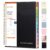 SUNEE Teacher Planner 2026-2027 Academic Year, Lite Lesson Planner Book with 7 Periods Jul 2026 – Jun 2027, 8.5″x11″ Daily Weekly and Monthly Organizers, Plan Book with Pocket Folder, Color Tabs,Black