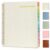 SUNEE Teacher Planner 2026-2027 Academic Year with 7 Periods, Jul 2026 – Jun 2027 Lesson Planner Book 8.5″x11″ School Agenda with Subjects, Teacher Calendar with Vegan Linen Cover, Color Tabs, Beige