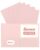 SUNEE Two Pocket Folders, 25 Pack File Folders with Business Card Slot, Textured Paper, Fit Letter Size Paper, Paper File Folder for School Office Home Business, Pink