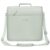 SUNEE Zipper Binder 3 Ring, 3 Inch O-Ring with Handle and Shoulder Strap, 600-Sheet Capacity, 5-Tab Expanding File Folder, Multi-Pockets for Middle School Organizer Binder with Zipper, Sage Green