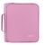 SUNEE Zippered Binder Bag with Handle, 2-Inch 3-Ring O-Ring, 500-Sheet Capacity, Includes Zip Pocket, 5-Tab Expanding File Folder, Multi-Pocket Organizer Binder for Middle School, Grape Purple