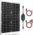 SUNER POWER 12V Solar Panel Kit 20W, High Efficiency 20 Watt Solar Panel + Ultra-Smart 10A MPPT Charge Controller, Solar Battery Trickle Charger Maintainer for Boat Car RV Motorcycle Marine Automotive