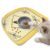 Sunflower Butterfly Feeding Mat, Vintage Daisy Flower Yellow Border Waterproof Foldable Pet Cat Dog Food Mat Placemats for Cats Dogs Water Bowl 17.7×11.8in