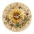 Sunflower Wall Clock, Vintage Natural Bird Leaves Summer Yellow Round Wall Clock for Living Room Bedroom Kitchen Decor 11.6×11.6 Inches