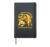 Sunflower Wishes And Honey Bee Kisses With Cute Summer Gnome Hardcover Journal, Black