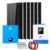 SUNGOLDPOWER 5000W Off-Grid Complete Solar Kit SGM-5K5E: 1 * 5KW 120Vac Solar Inverter Parallel Type(UL1741 SPH5048P) 1 * 5.12KWH 48V Wall Mounted Battery(UL1973) 6 * 200W Solar Panels(1200W)