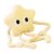 SUNGOOYUE Star Soft Pillow, Plush Stuffed Cushion Decorative Throw Pillow with Long Legs Cute Plush Doll for Kids Girls (Yellow Star)