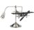 Sunnytech Solar Plane Aircraft Balancing Toy Black Propeller Kinetic Art Balance Toy Balancing Decompressive Science Home Office Toy for Desk Physics Toy Solar Car Decoration WJ155