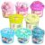 Sunool 8 Packs Mixed Cloud Galaxy Butter Slime Kit, Non Sticky, Super Soft Sludge Toy, Birthday Gifts, Party Favor for Girls & Boys