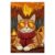 Sunset Camping Cat Wooden Jigsaw Puzzles for Adults 300 Pieces