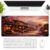 Sunset On A Traditional Street Large Extended Gaming Mouse Pad Desk Mat with Stitched Edges 16″x36″, Non Slip Rubber Base Waterproof Computer Mouse Mat for Gaming Office Home Workstation