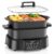 Sunvivi 8-in-1 Multi Cooker, 6.5QT Slow Cooker with Food Steamer