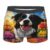 SUNZHI Border Collie Dog Floral Men’S Boxer Briefs