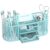 SUPEASY Mesh Desk Organizer, Pen Holder for Desk with 2 Drawers, Blue
