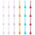 SUPERFINDINGS 24 Set Glass Teardrop Ornaments Teardrop Chandelier Pendant Crystals Raindrop Prisms Crystal Raindrop Prisms Drops Lamp Candle Holders for Lamp Garden Window Decor DIY Decoration