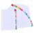 SUPERFINDINGS A5 1-30 Numbered Binder Dividers for 6 Ring A5 Multicolor Tabs Numbered Dividers 8.27×5.59in Paper Blank Index Divider with 30 Number Tabs for 6 Hole Binders Office Filing Organize
