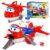 Super Wings Jett’s Takeoff Tower 2-in-1 Airplane Toys Playset with 2″ Jett Mini Figure Transform-a-Robots, Toys for Preschool Kids, Gifts for Boys and Girls Age 3+, Educational Learning Toy