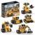 Suplanet 5 in 1 Engineering Vehicle Programmable Robotics Building Block Kit with LED Display, Remote & App Control, STEM Educational Toy for Kids Ages 8-12 (389 PCS)