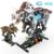 Suplanet Mechanical Triceratops Dinosaur Building Set with Lights for Boys
