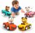 SUPVIB Press to Go Car Toys for Toddlers, Animal Baby Car Toys