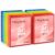 SUQJOY 0.5 Inch 3 Ring Binders, 12 Pack Assorted Color Binders with Clear View Covers and 2 Interior Pockets, 1/2 Inch Round Ring Binders Holds 100 Sheets, for School, Office and Home