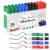 SUQJOY Dry Erase Markers, 36 Pack Bold Bullet Tip Whiteboard Markers, 9 Black, 9 Blue, 9 Red and 9 Green, Low Odor Bulk Markers for Classroom, Teachers and Office