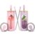 Sursip 20 oz Glass Tumblers with Lids and Straws, Iced Coffee Cups